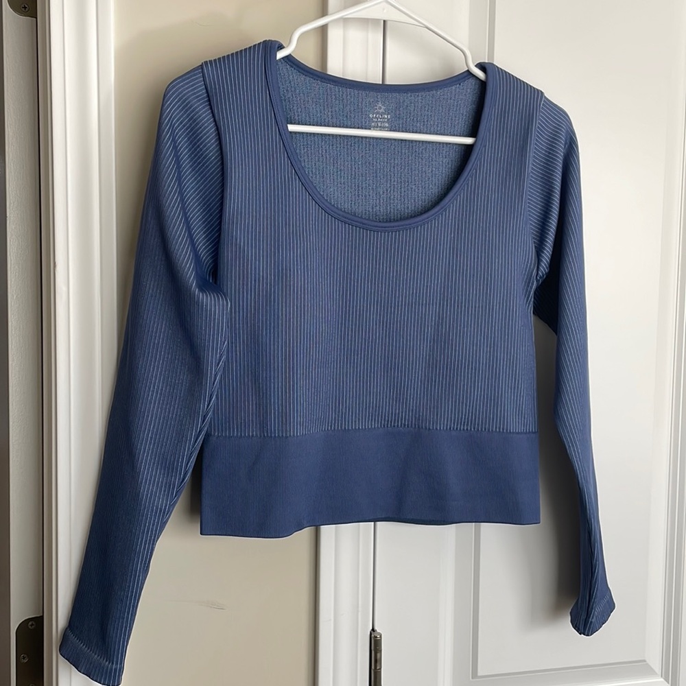 Offline by Aerie Ribbed Workout Top